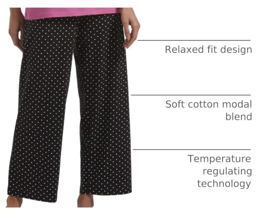Image of HUE Womens Printed Knit Long Pajama Sleep Pant