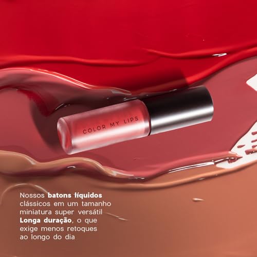 Océane – Mini Color My Lips Edition - Real Deal./Vermelho