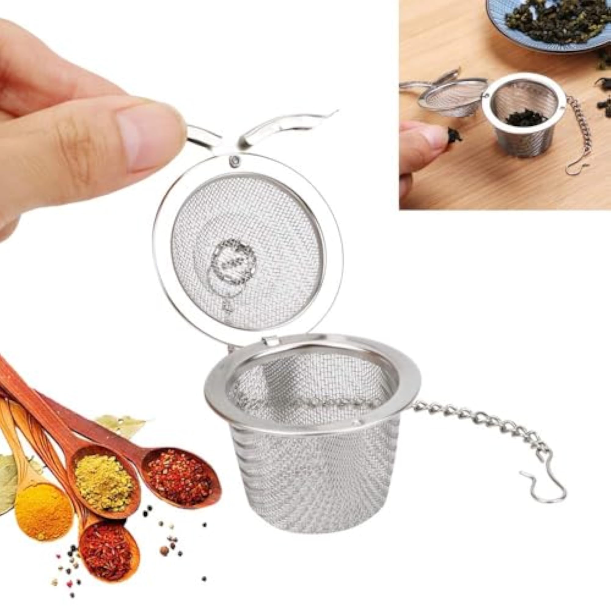Stainless Steel Teapot Green Tea Filter, Basket Shaped
