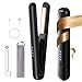 Foreverup Mini Glätteisen Kabellos, 2 in 1 Haarglätter Glätteisen mit 4 Temperaturen, Wiederaufladbares Kabelloses Glätteisens, Glätteisens Locken und Glätten, Keramik Haarglätter, Reiseglätter