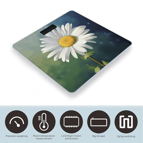 Báscula digital para baño con vidrio templado 400lb miniatura 3