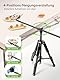 elitehood Overhead Stativ Handy – Aktualisiertes Horizontales 150 cm Verstellbares iPhone Stativ mit 63.5cm Ausziehbarmem Arm, 360° Drehbarer Halter für Overhead-Aufnahmen/Videoaufnahmen