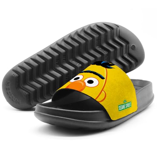 Popfunk Sesame Street Bert Ernie Peaking Unisex Adult Slides Sandals Officially Licensed Hypd Slydr Switch™4