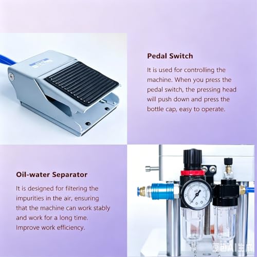 Sertisseuse manuelle portable flacons de parfumerie pour petite entreprise