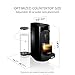 Nespresso VertuoPlus Coffee and Espresso Machine by De'Longhi with Milk Frother, Ink Black
