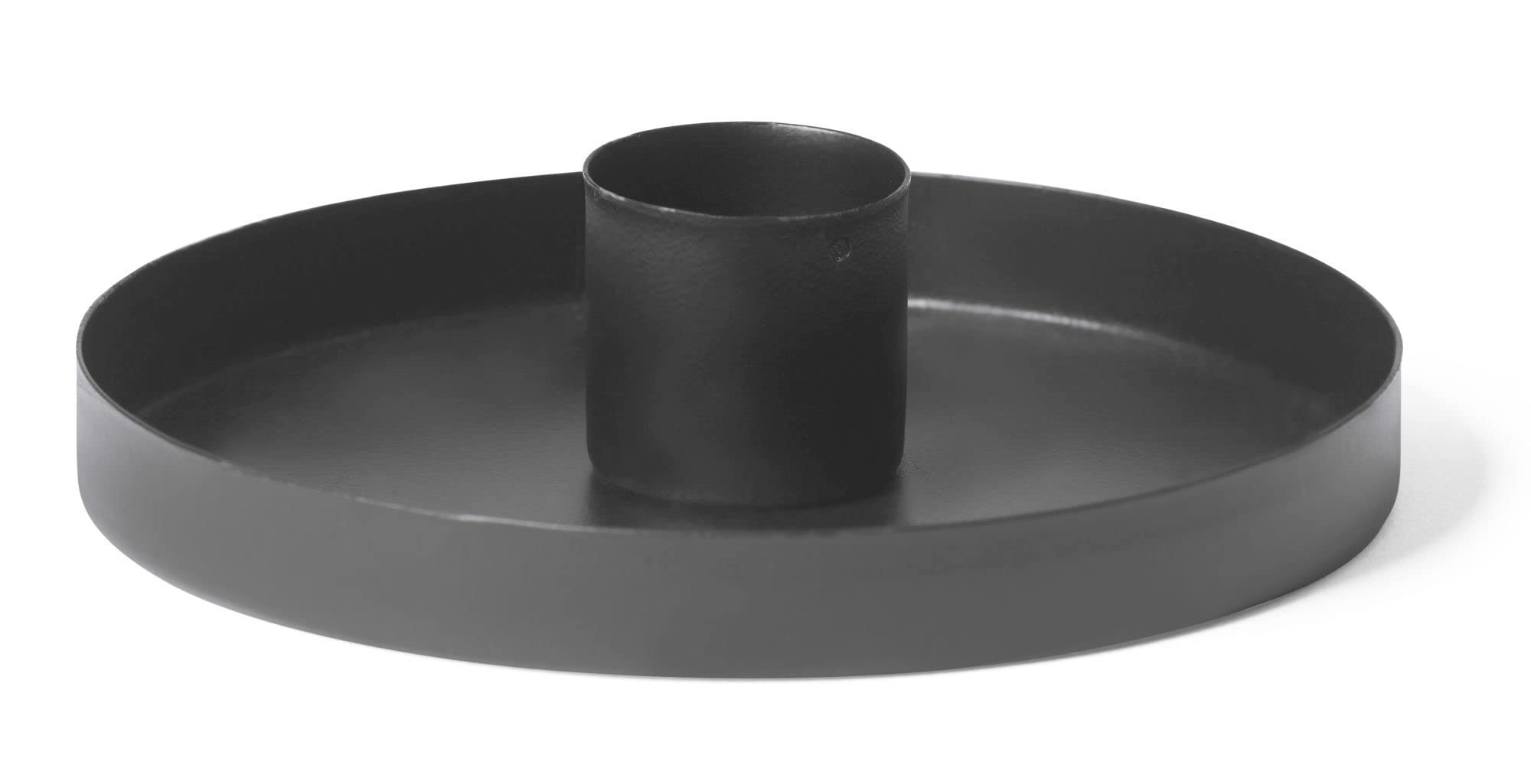 Novaliv Portacandele In Ferro Battuto - Set Da 4 Pezzi, Colore Nero, Per Candele Da 2 Cm