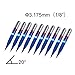Genmitsu 10Pcs Nano Blue Coat Engraving Bits, 20 Degree 0.1mm Tip 1/8