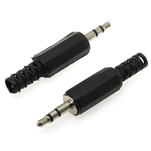 Conector estéreo macho 3.5mm 5 piezas de E-outstanding miniatura 5