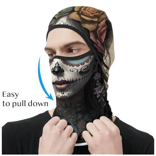 Image of Obacle Balaclava Face Mask Men Women for Sun Protection Motorcycle Fishing Raves
