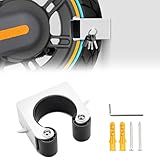 YIBEICO Electric Scooter Wall Mount Bracket for Ninebot/Gotrax/Xiaomi, Durable Wall Parking Rack Holder Wall Hook with Side Hangers, Accessories for Ninebot/Gotrax/Xiaomi