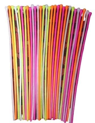 Dhol Tasha Practice Sticks – Multicolor Plastic Drum Sticks Set of 12-image-13