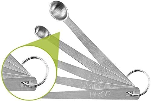 Cucchiai Dosatori In Acciaio Inossidabile Da 5 Pezzi - Set Di Mini Cucchiai Per Cucina Accessori Da Cucina E Da Cucina Misurazione Di Liquidi E 99189858