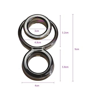 1 pz Ingombro ritardato Anello nero Anello elastico 8 - forma