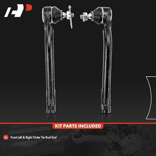 A-Premium 2 x Front Outer Tie Rod Ends, Compatible with Hyundai Elantra 2007-2012, Kia Forte 2010-2013, Forte5 2012-2013 by A-Premium - Image 2