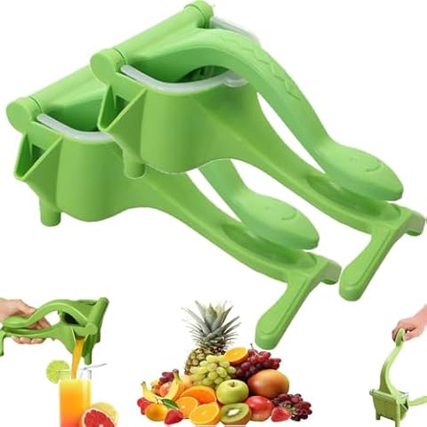 Ultimate Juice Squeeze, Manual Juicer, Food-Grade ABS Juice Squeezer Manual, Portable Manual Juicer Squeezer, Versatile Fruit Squeezer, for Watermelon, Lemon, Orange, Grapes, Etc(2pcs) Cover
