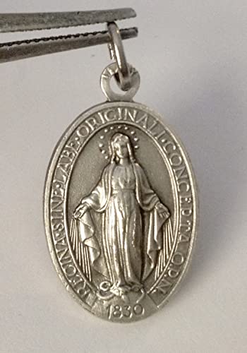 THE MIRACULOUS MEDAL WITH CHAIN - THE ORIGINAL ONE - 100% MADE IN ITALY - THE MEDALS OF THE PATRON SAINTS3