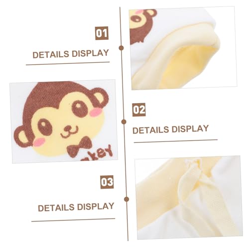 3 Pairs Mittens No Scratch Gloves Soft Breathable Design for Newborns Months Reusable Comfortable for Summer Use3