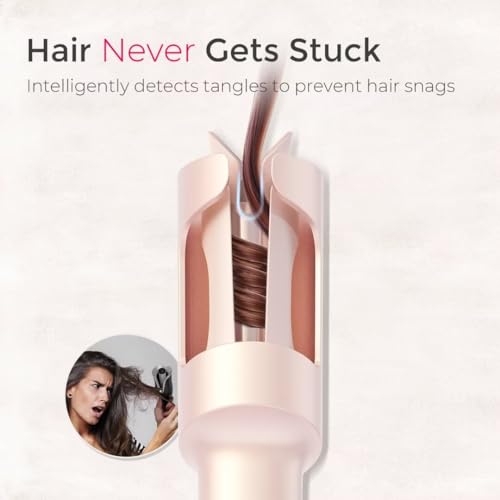 Tymo HC520P Cordless Automatic Curling Iron 1 Inch - Tymo Curlgo Rotating Curling Wand Anti-Scald & Tangle-Free thumb #6
