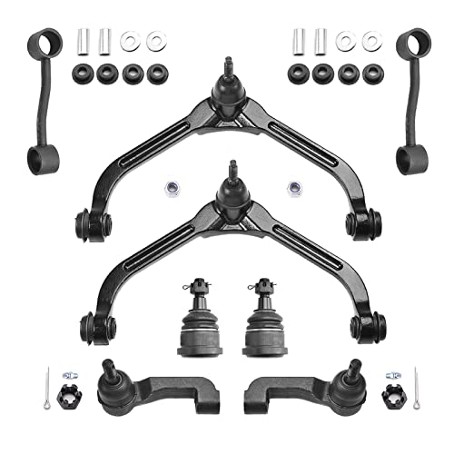 ASTARPRO Suspension Kit Front Upper Control Arm with Lower Ball Joints, Sway Bar Links, Tie Rod Ends Replacement for 2005-2007 Jeep Liberty