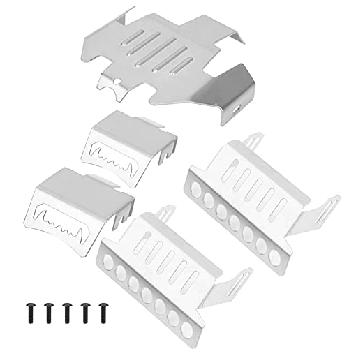 Châssis sur chenilles RC 1/10 ensemble de protection de blindage en acier inoxydable de dessous de caisse