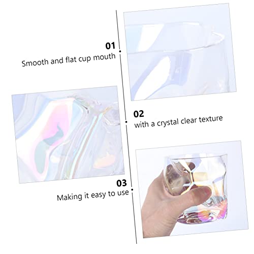 BIUDECO 1 Unidade copo de uísque óculos de moda antiga copos de coquetel de vidro taças de vinho cop