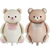 Bear Balloons Bear Large Bear Foil Balloons for Bear Theme Party Supplies Baby Shower Birthday Party Decorations