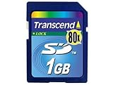 transcend sd wifi 32gb TS1GSD80 Transcend TS1GSD80 - Tarjeta de Memoria SD (1 GB, 12 MBit/s, 80x)