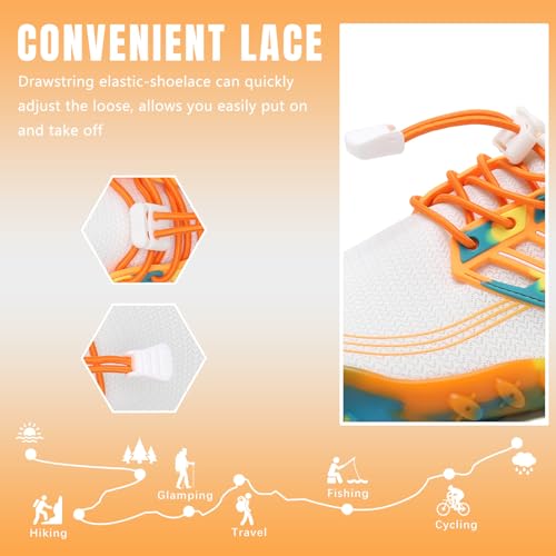 Image of WateLves Water Shoes Mens Womens Barefoot Beach Swim Shoes Quick-Dry Aqua Socks Pool Shoes for Surf Yoga Water Aerobics
