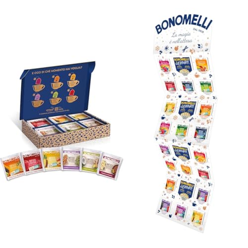 Esplosione di Gusti: Un assortimento ineguagliabile con Infusi Fruttati (es. Lampone & Ribes Rosso, Papaya & Arancia), Infusi Gustosi (es. Cannella & Cardamomo, Vaniglia & Rooibos), delicate Camomille Filtrofiore e avvolgenti Infusi Armoniosi, per ogni desiderio di benessere.