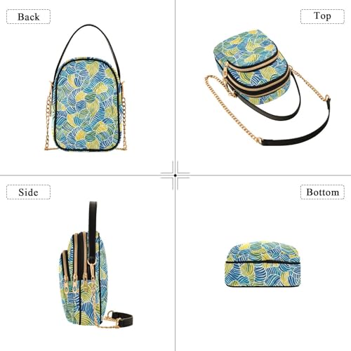 Sac à dos à bandoulière multipoche géométrique pour l'automne - 5