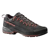 LA SPORTIVA TX4 Evo GTX - Zapatillas de competición para hombre - Carbon/Cherry Tomato, Carbon Cherry Tomate, 43.5 EU