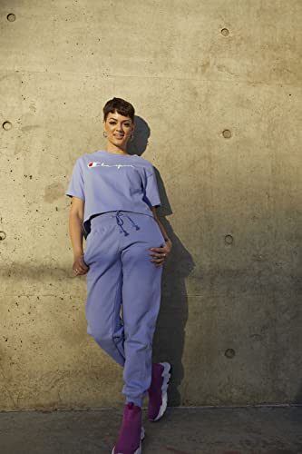 Champion, Reverse Weave, Heavyweight Fleece Joggers For Women, 29", Gfs Silver Grey C Logo, Medium #TOP4