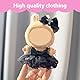 NHQZ , Puppenkleidung, passend für 17cm Stoffpuppe, Puppe Nicht enthalten,Bekleidung Labubu Plush Pullover Hoodie Bekleidung DIY Kinder Geschenke