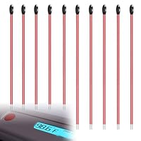 Thermistor Wasserdichter,Thermistor Widerstände,Thermistor Rot Emaillierten Draht,Thermistor,Temperatursensor mit Hoher,Emailliertem Draht-Temperatursensor,Hohe Empfindlichkeit mit Lackdraht,10PCS