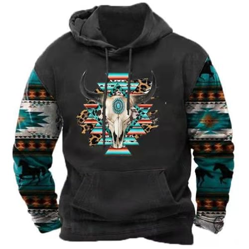 Sweatshirt homme avec impression 3D originale et coupe slim fit moderne