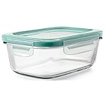 OXO Good Grips 3.5 Cup Smart Seal Airtight Glass Rectangle Food Storage Container
