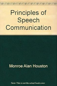 Hardcover Principles of speech communication Book