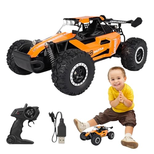 Off Road Stunt Auto - Vehículo de juguete modelo teledirigido, camión de carreras de alta velocidad, suspensión de absorción de impactos, diseño de conducción estable | Diversión de coche para niños