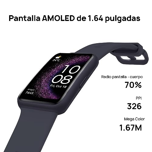 SmartWatch HUAWEI WATCH FIT Special Edition, Tela AMOLED FullView de 1.64