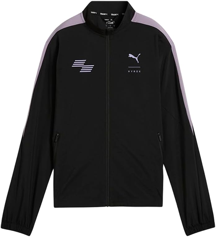 PUMA Womens X Hyrox Run Favorite Woven Jacket Athletic Outerwear Casual - Black