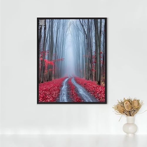 Diamond Painting Chat et Feuilles Broderie Diamant Cristal 80x110 cm