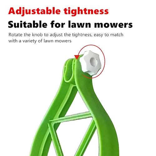 String Trimmer Support Wheels Attachment - Adjustable Auxiliary Walk Behind Weed Wacker Wheel for Grass Eater Holder - Green Trimmer Handle - Lawn Mower Parts & Accessories
