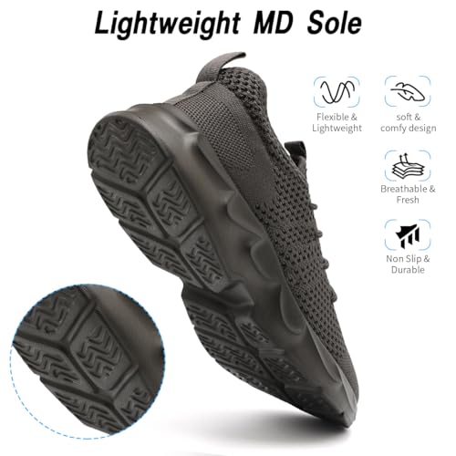 Image of DLWKIPV Womens Walking Shoes Slip On Sneakers Tennis Shoes Running Sport Workout Gym Shoes Athletic Non Slip Lightweight Breathable Fashion Casual Shoes for Travel Work