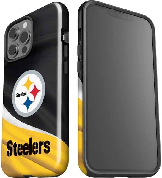 Skinit Impact Phone Case Compatible with iPhone 15 Pro Max - Officially Licensed NFL Pittsburgh Steelers Design