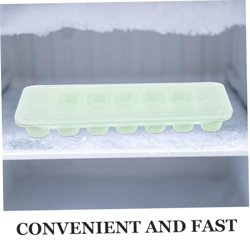 2 piezas de moldes para cubitos de hielo con tapa sellada miniatura 5