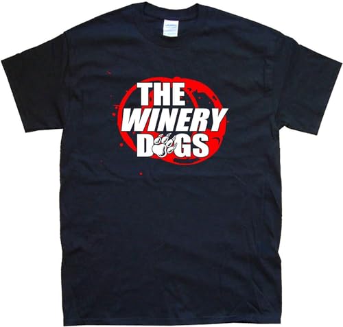 Photo de MINIOEM The Winery Dogs Mens Women T Shirt 100% Cotton Mike Portnoy Black S