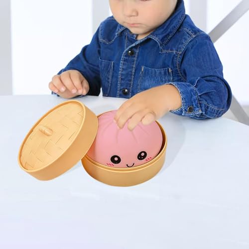 Image of Dumpling Ball Cute Funny for Playing Birthday Gifts Halloween Project Pink