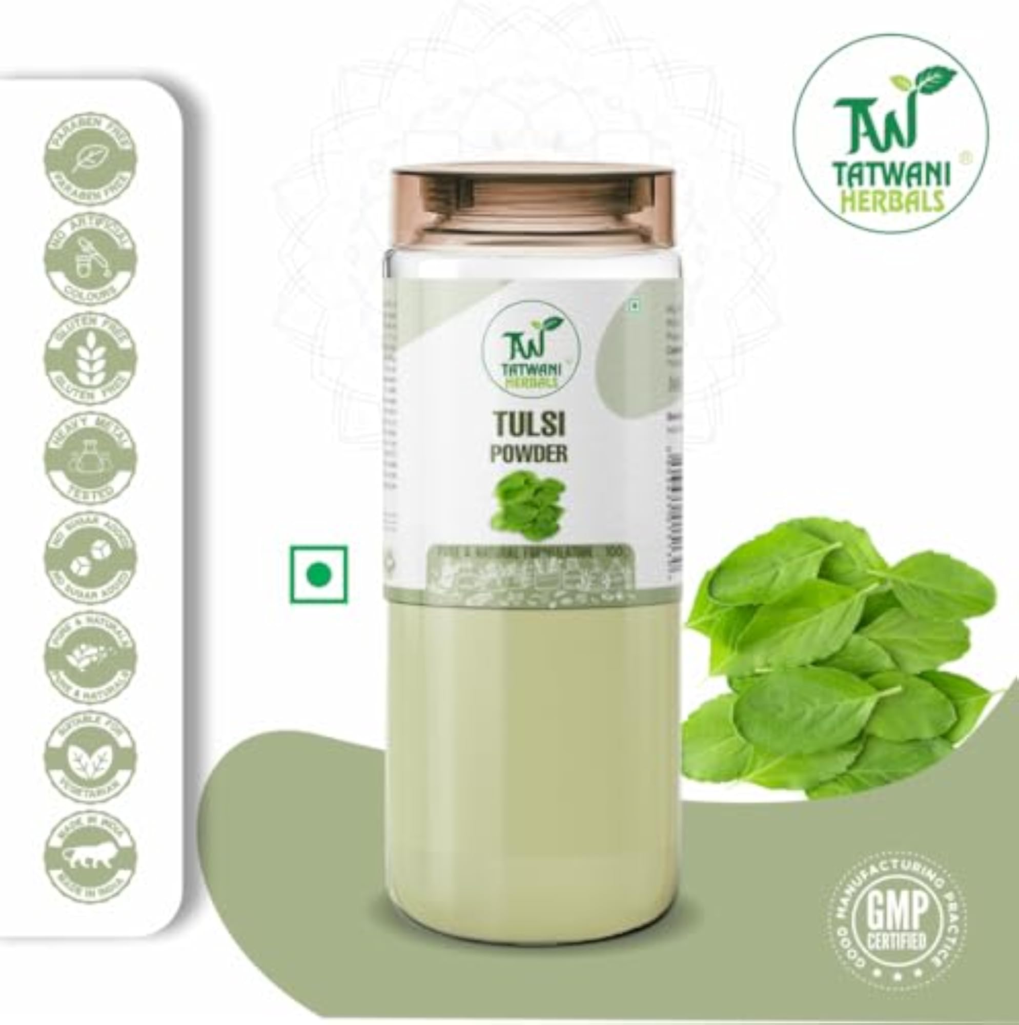 TATWANI HERBALS Tulsi Powder, 100g