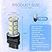 Flygun 10 PCS T25 3157 Car Brake Light, DC12V 5050-18SMD 6500K 1.8W Low Power Reversing Light Turn Signal Light Bulb, 360° No Dead Angle Lighting Accessories, Suitable for Most Models (White)