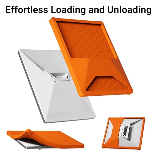Image of DAIERTEK Starlink Mini Protective Silicone Cover, Orange | Protective Case, Waterproof, Anti-Scratch, Ideal for Roof, Car, RV Camping